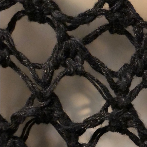 Black Fishnet Sweater Ralph Lauren NWT x/s Supply - Picture 5 of 8